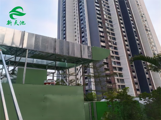 豐盛懿園小區(qū)冷卻塔風機降噪工程